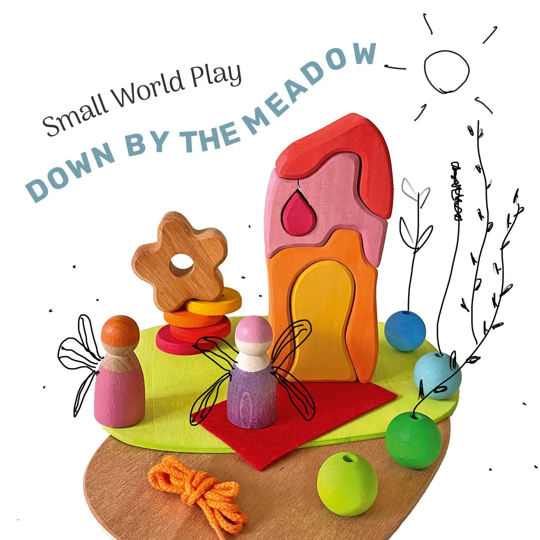 Grimm's Small World Play Set - Down in the Meadows