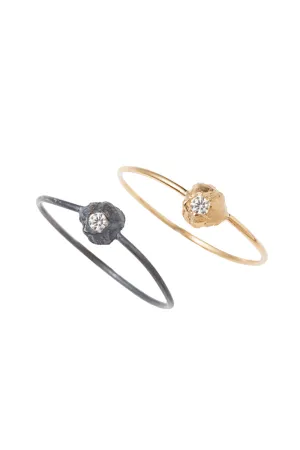 Handcrafted & Dainty, Hilo Solitaire Colony Diamond Ring