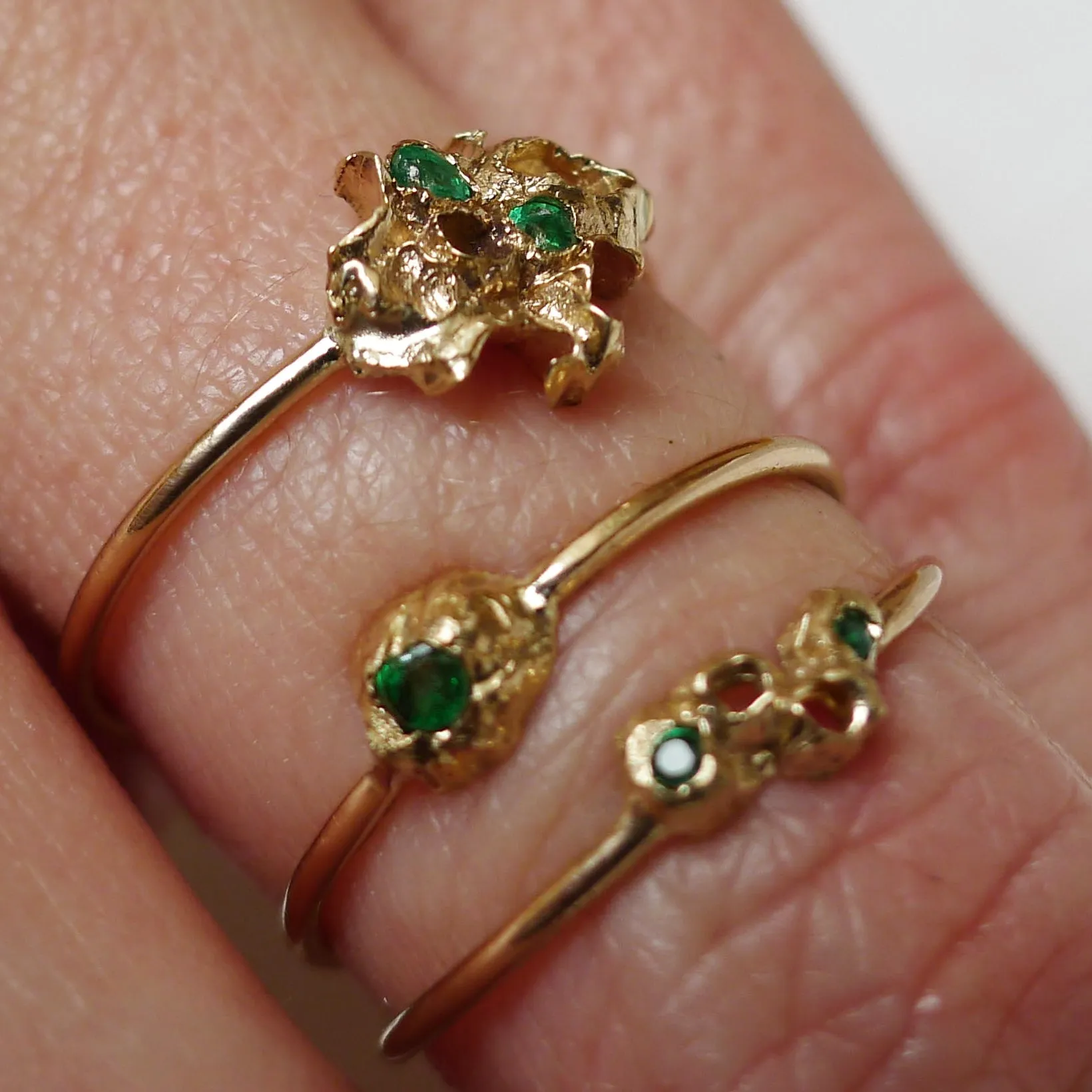 Handcrafted & Dainty, Hilo Solitaire Colony Diamond Ring