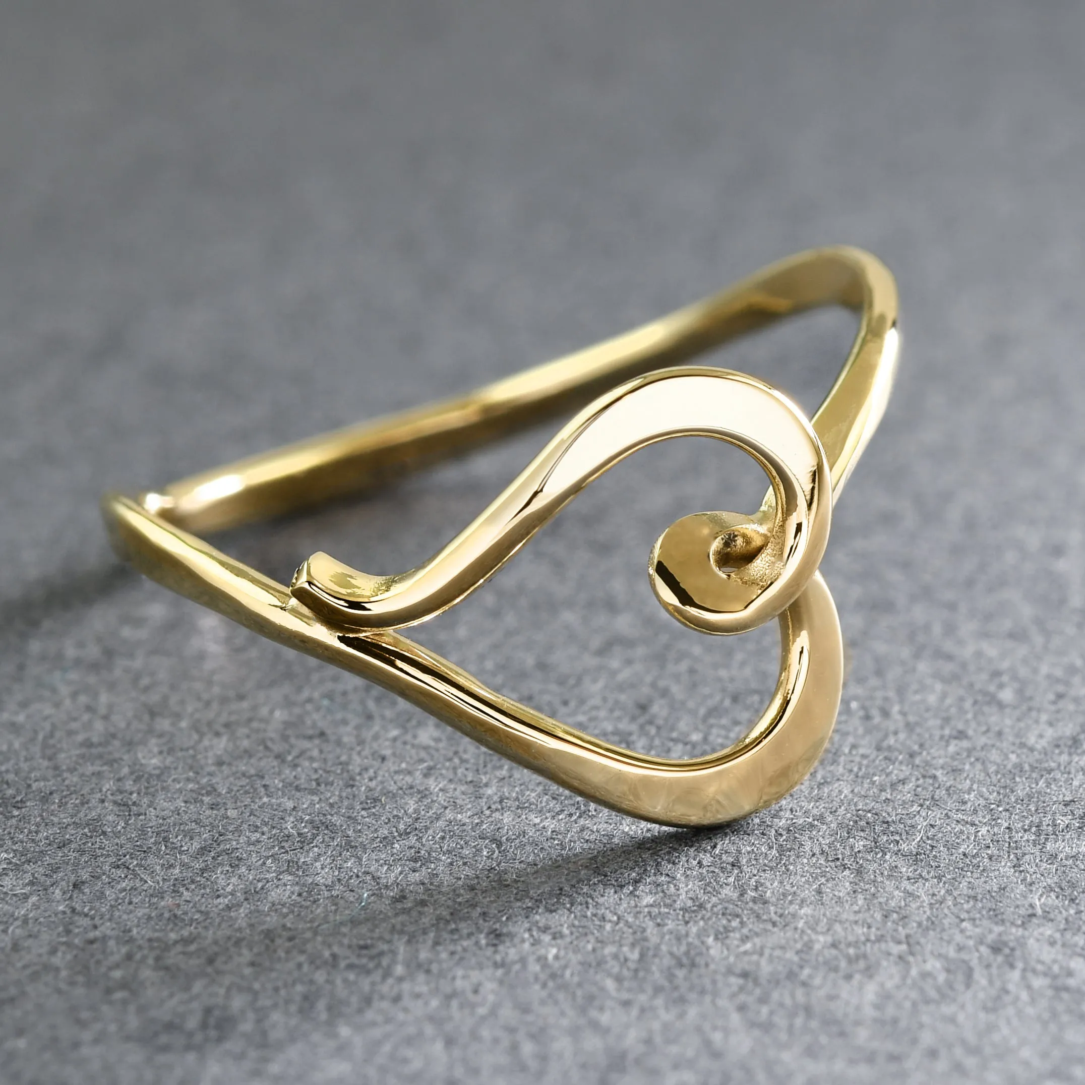 Handmade Heart Ring by Tom Kruskal