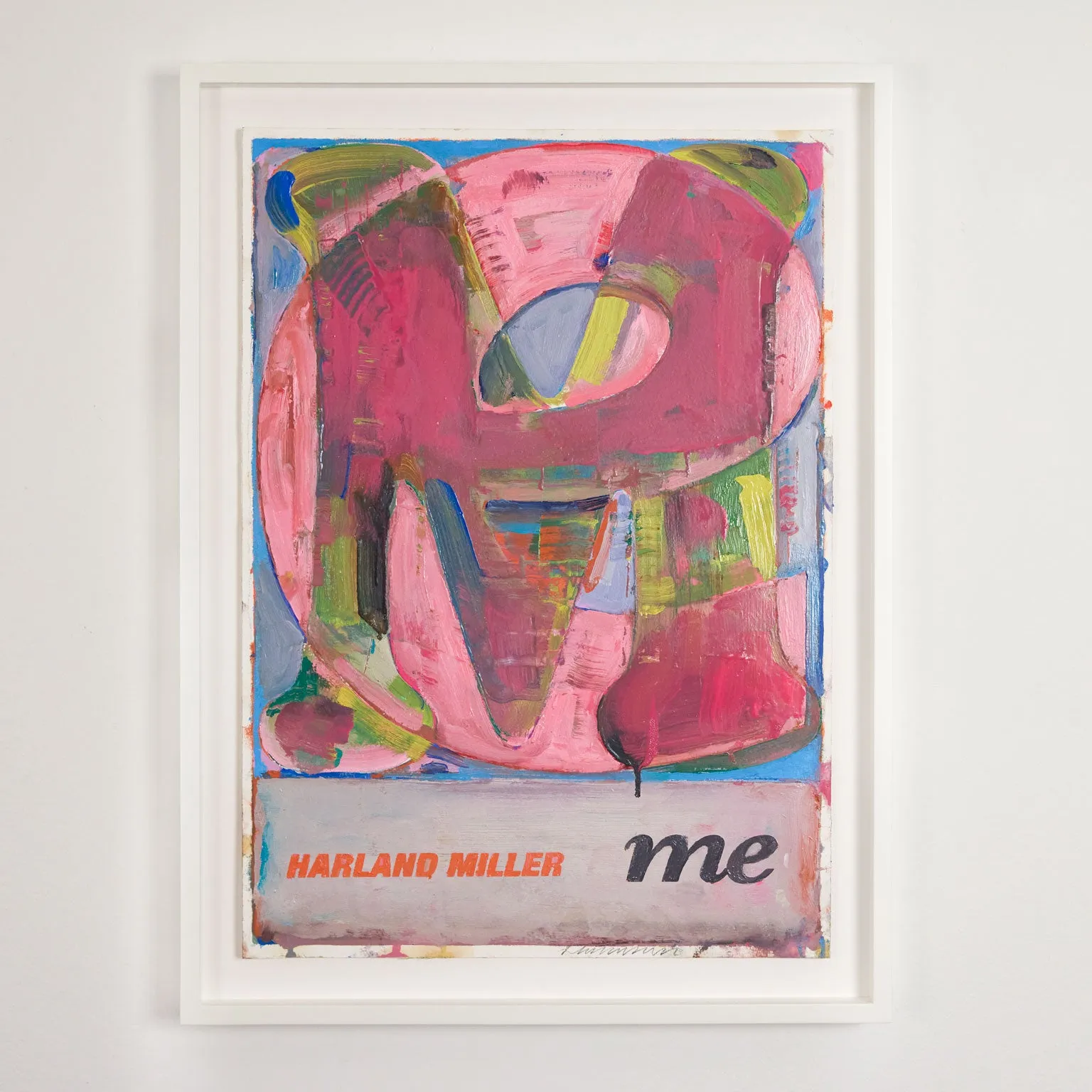 HARLAND MILLER "ME" MIXED MEDIA, 2019