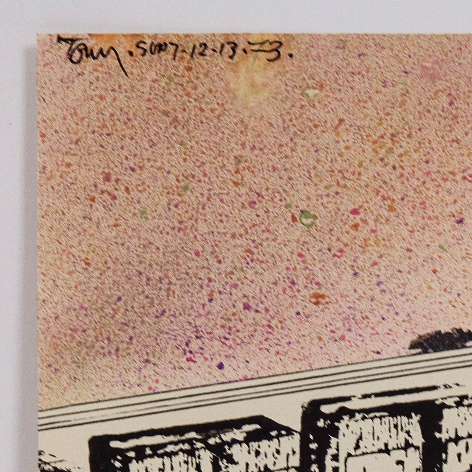 HAROLD TOWN "MEMORY WALL" 1973