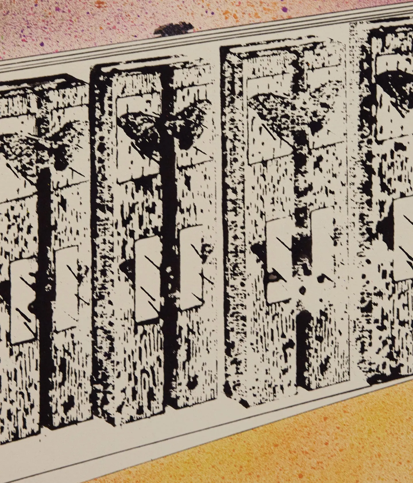 HAROLD TOWN "MEMORY WALL" 1973