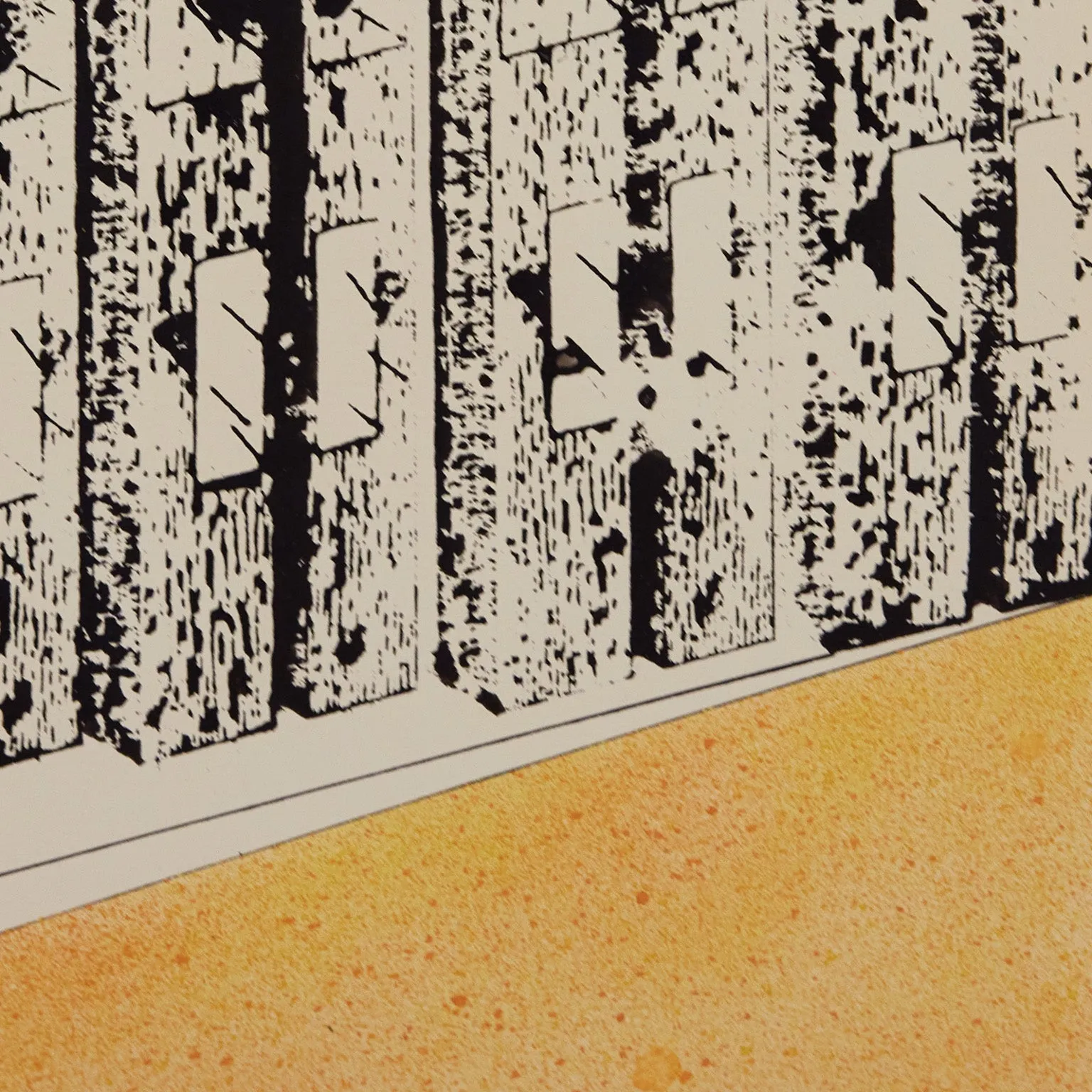 HAROLD TOWN "MEMORY WALL" 1973