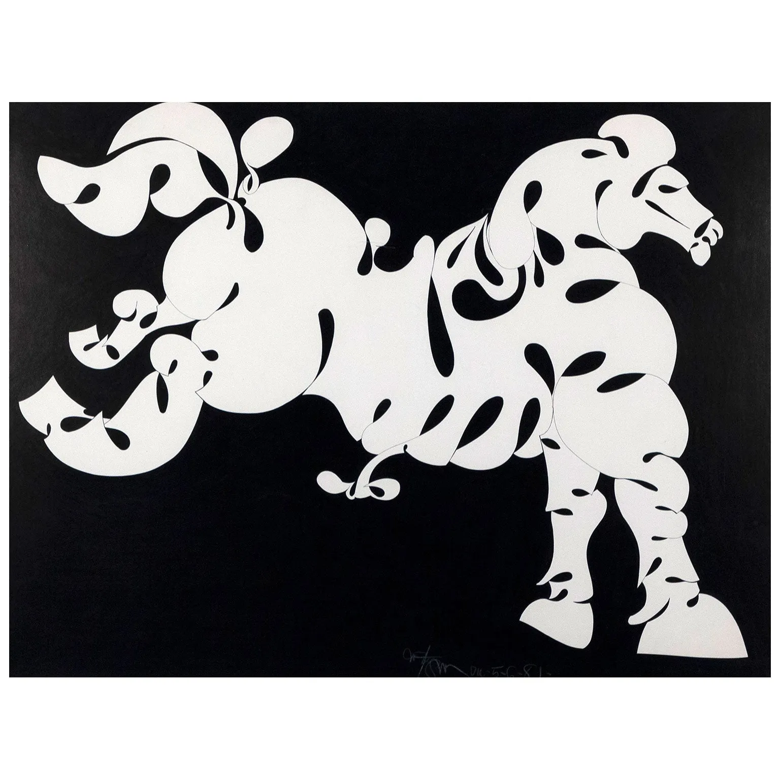 HAROLD TOWN "TOY HORSE SHIRE" 1981