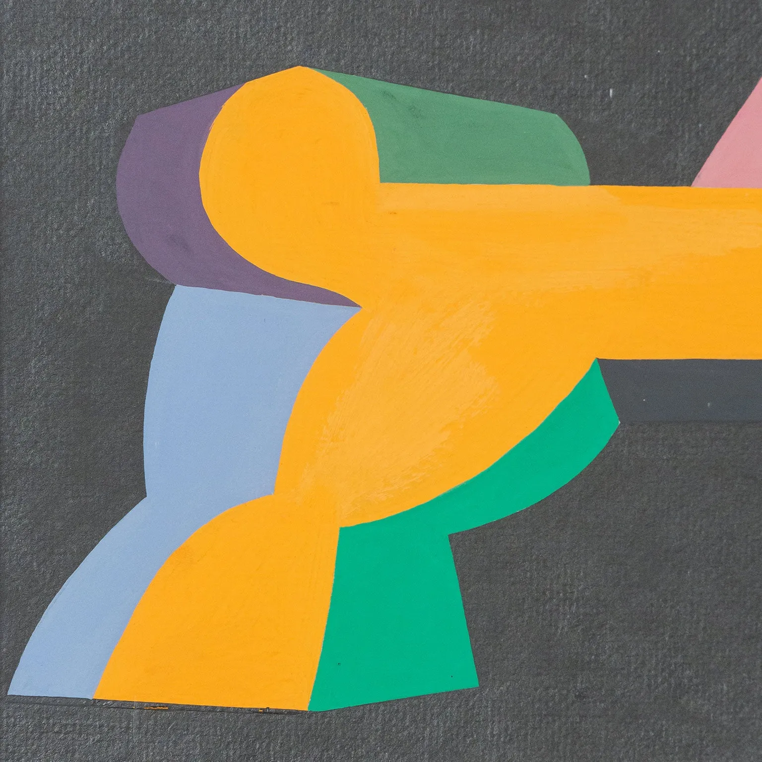 HAROLD TOWN "TOY HORSE" GOUACHE ON PAPER, 1979