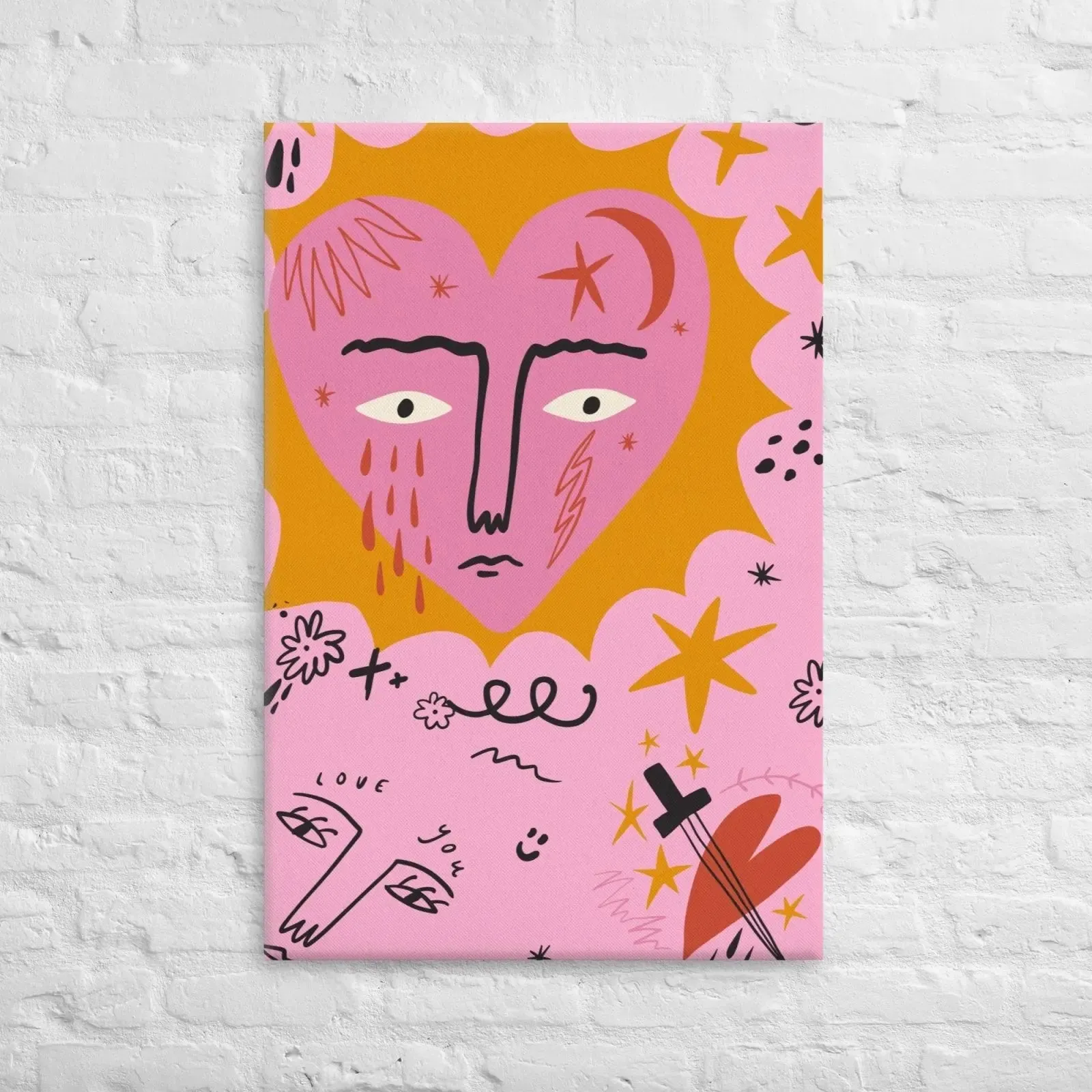 Harsh Hearts Pt.3 Canvas