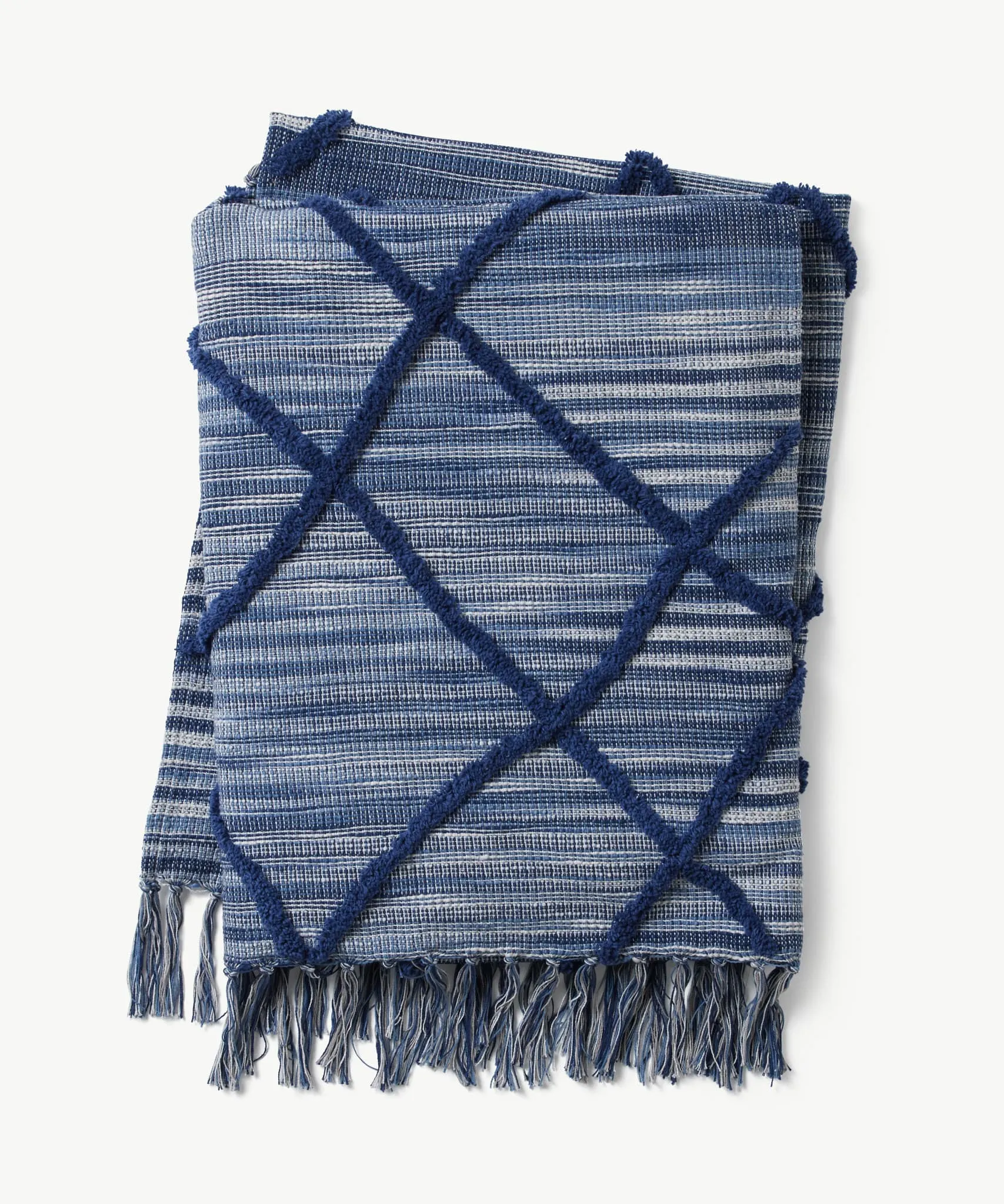 Hayes Diamond Tufted Throw