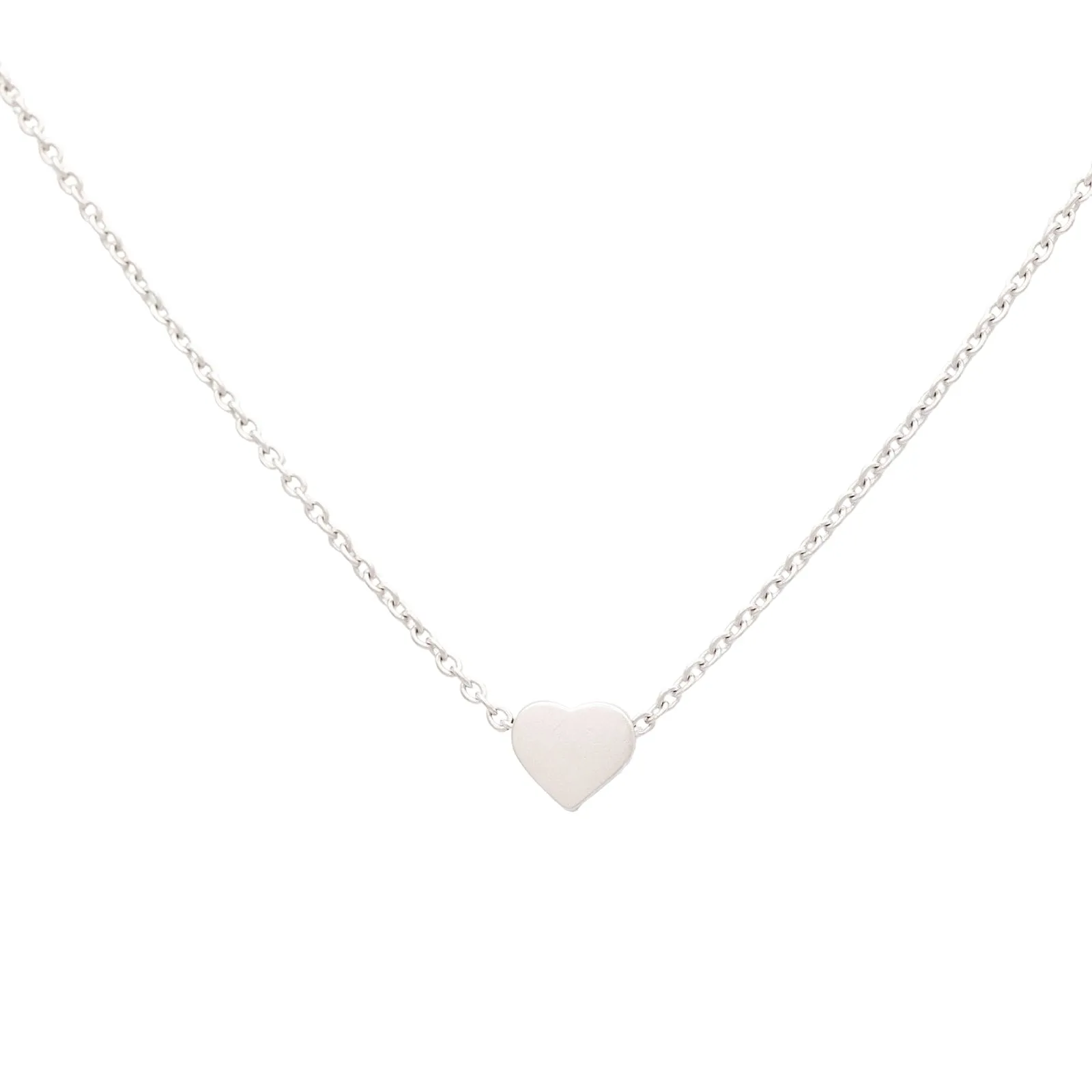 Heart Charm Bead Necklace