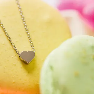 Heart Charm Bead Necklace