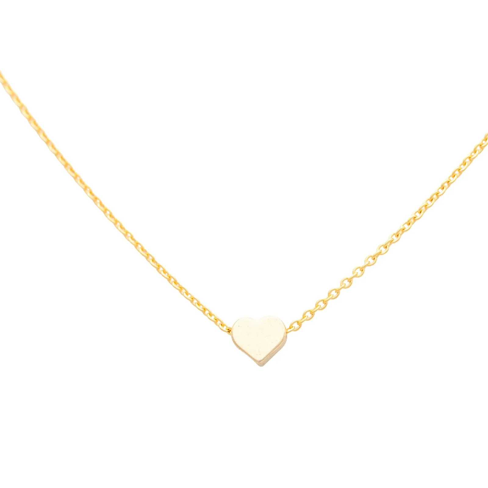 Heart Charm Bead Necklace