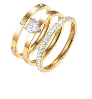 Heart Ring Stack
