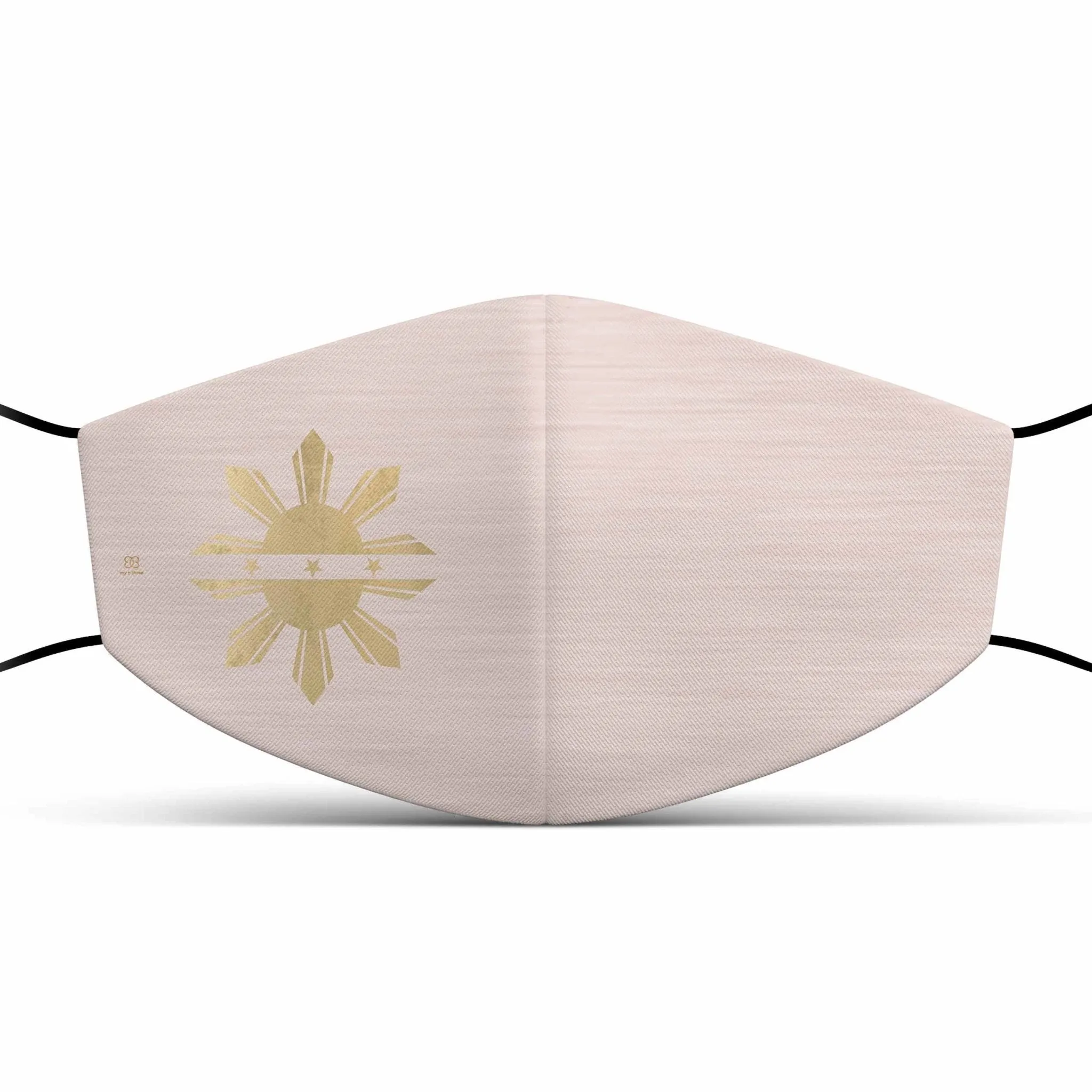 Heathered Pink PI face mask with pocket