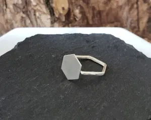 Hexagon Shield Ring