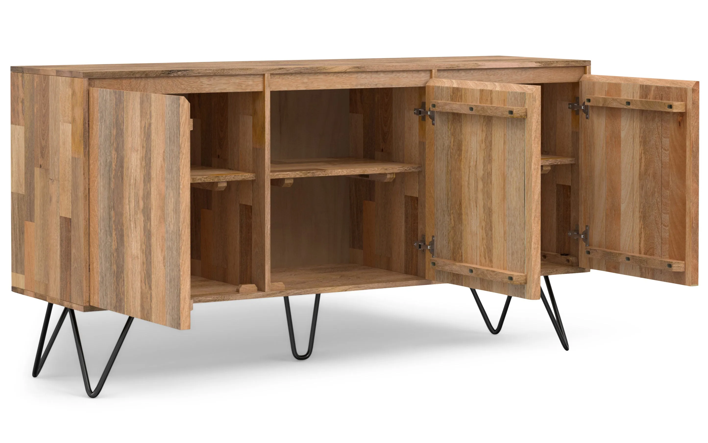 Hunter 3 Door Sideboard Buffet in Mango