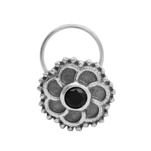 Indian Traditional Nose Pin Vintage Antique Oxidized Nose Pin Unique Piercing Nose Pin