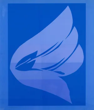 JACK YOUNGERMAN "BIG BLUE" SCREENPRINT, 1978
