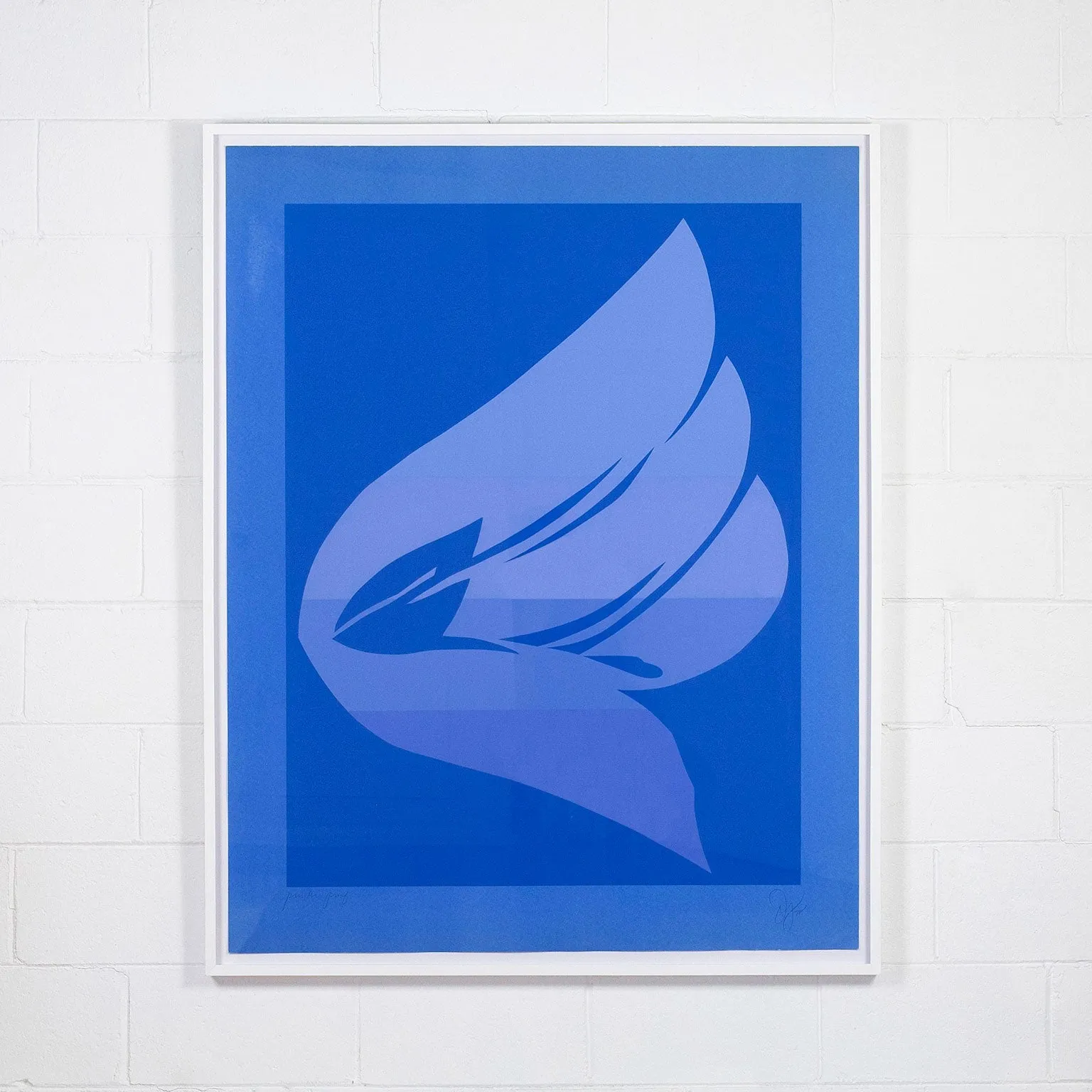 JACK YOUNGERMAN "BIG BLUE" SCREENPRINT, 1978