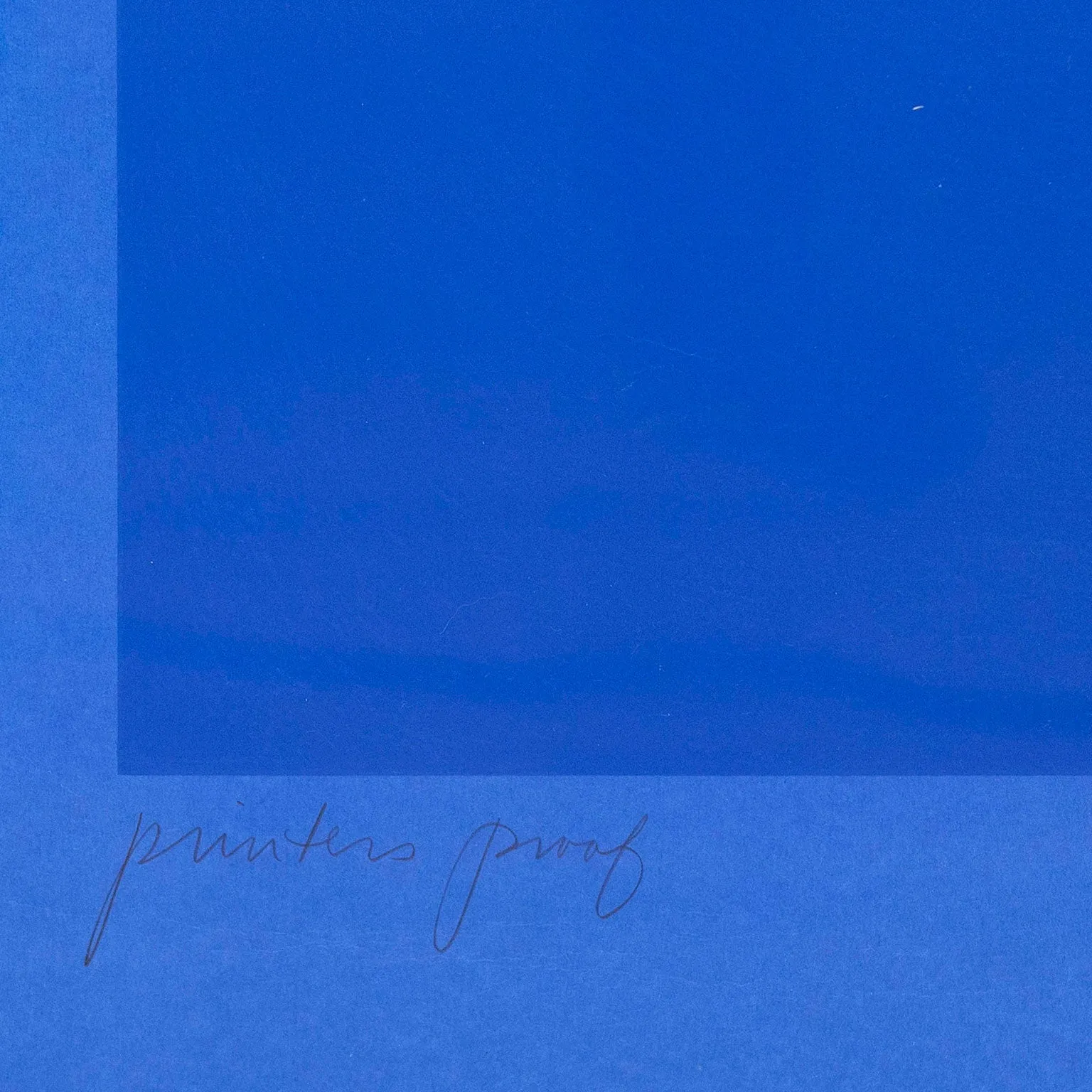 JACK YOUNGERMAN "BIG BLUE" SCREENPRINT, 1978