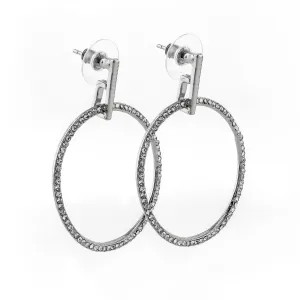 Jade Silver Earring