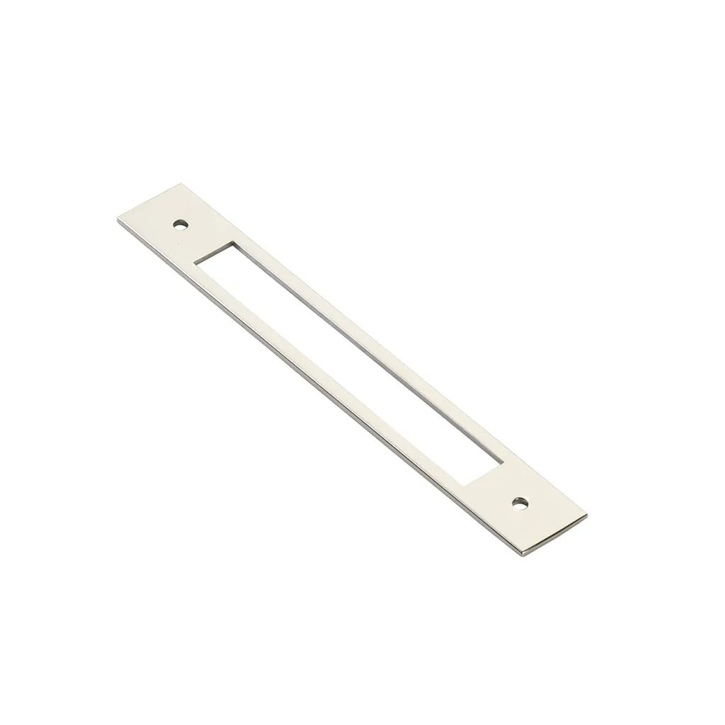 Jasper Cabinet Pull Handle - Cabinet Mount - 6" Brass/Polished Nickel