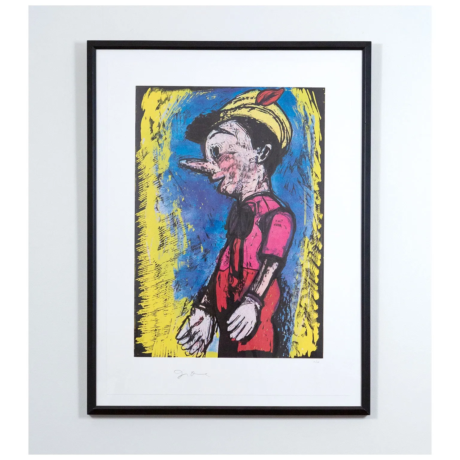 JIM DINE “PINNOCHIO” SCREENPRINT, 2008