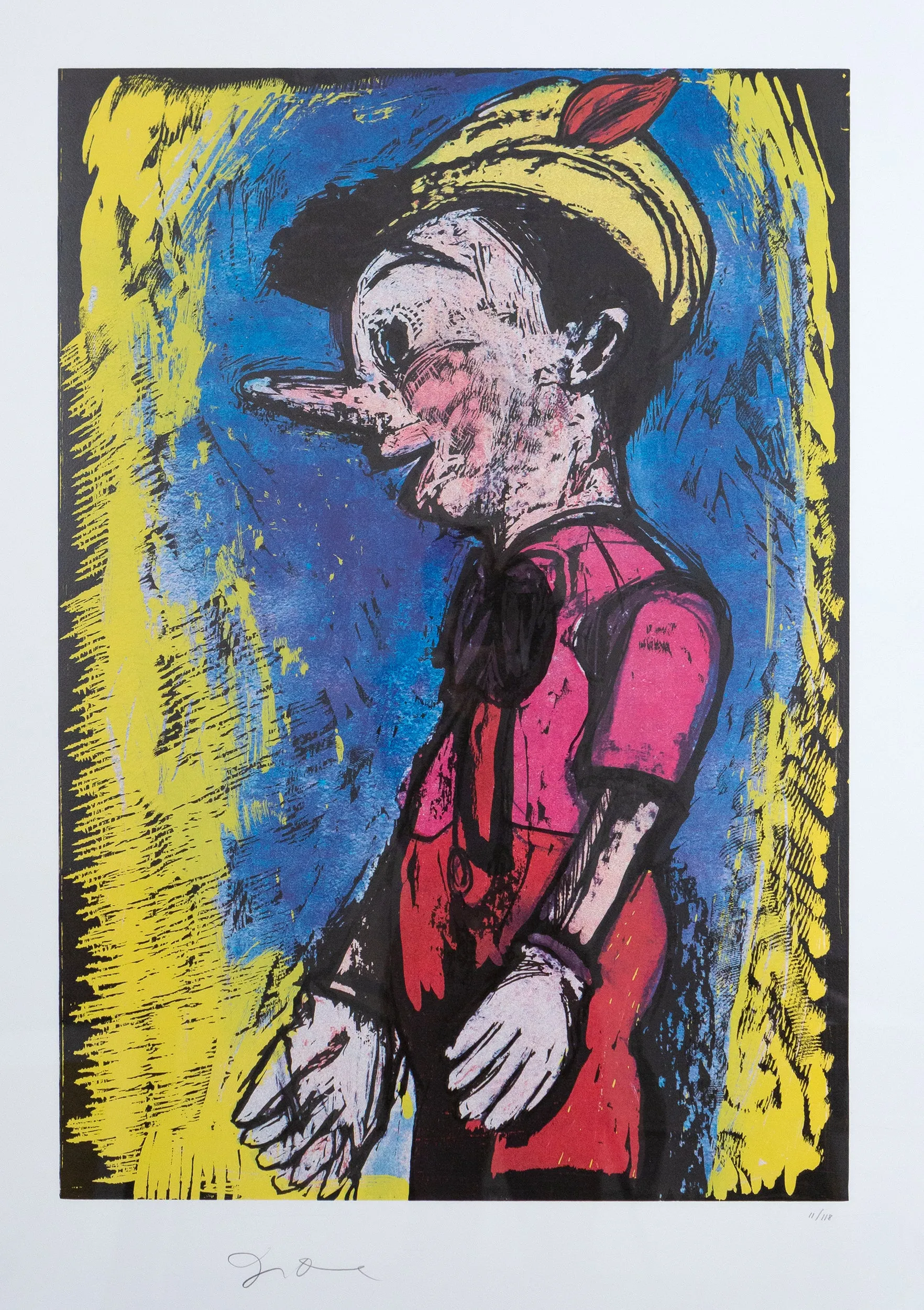 JIM DINE “PINNOCHIO” SCREENPRINT, 2008
