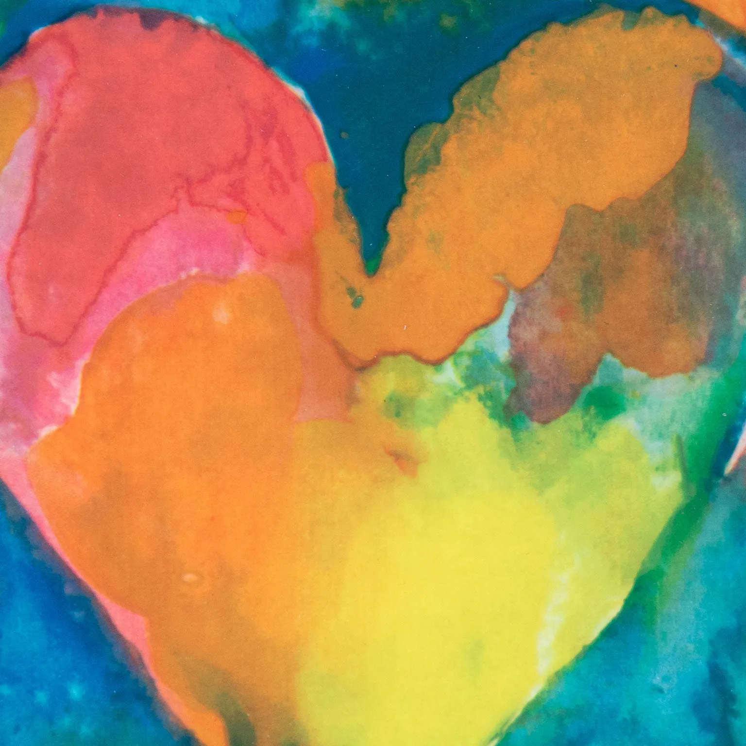 JIM DINE "HEART II" LITHOGRAPH, 1970