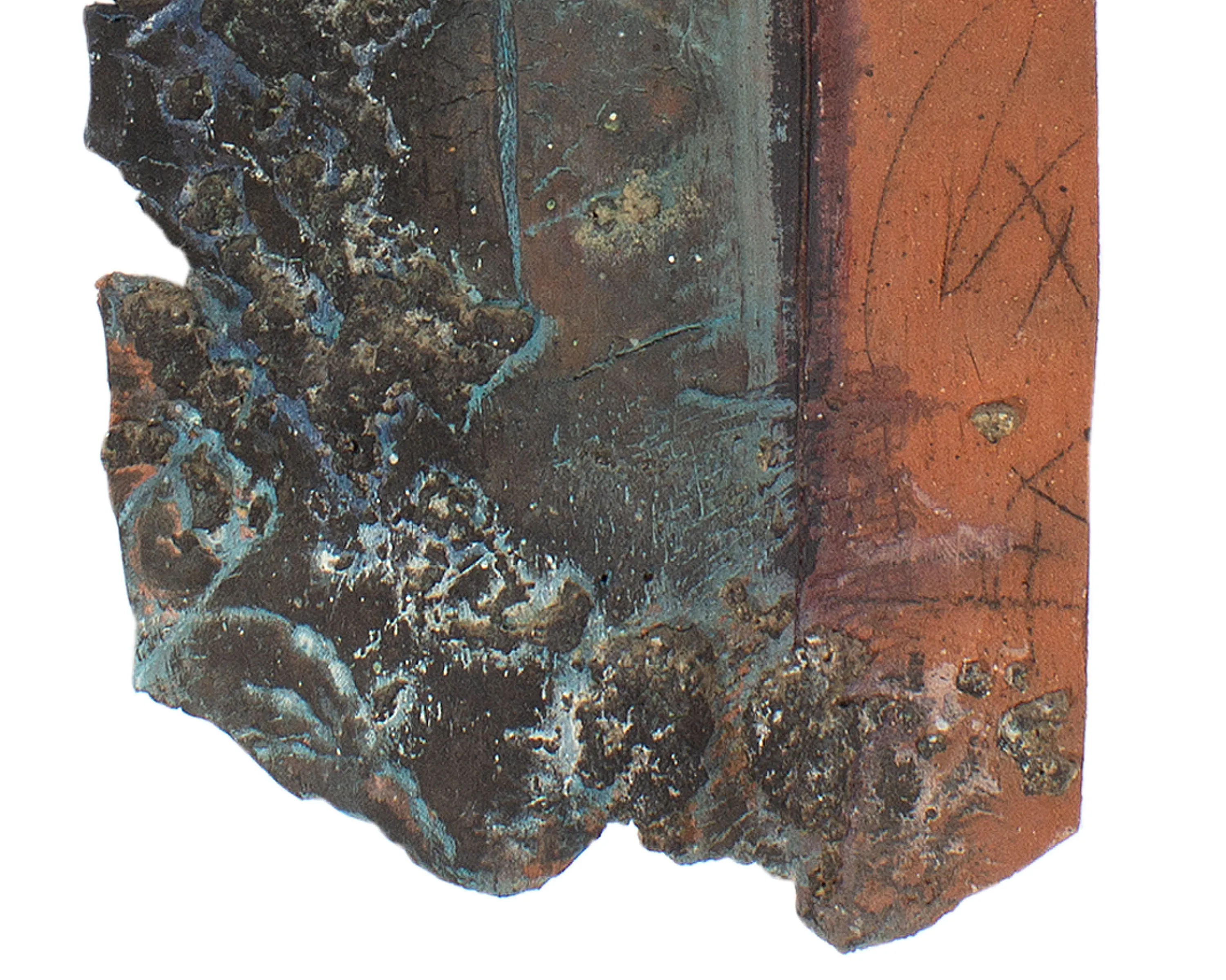 Juliet Holland Signed “Series 16, #3” Clay Wall Sculpture