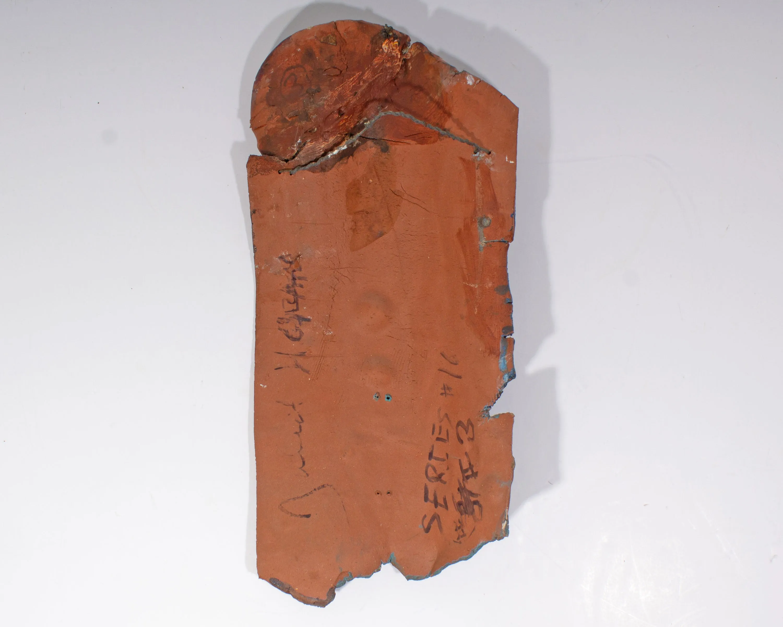 Juliet Holland Signed “Series 16, #3” Clay Wall Sculpture