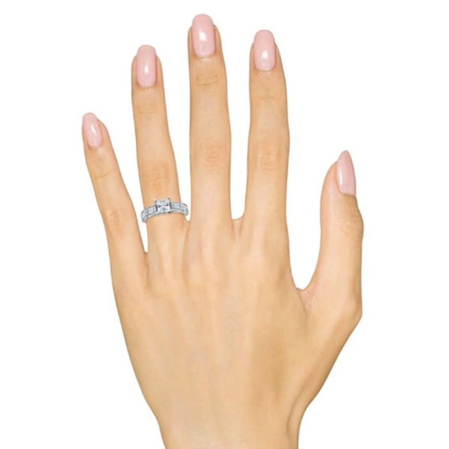 Kirk Kara "Charlotte" Baguette Cut Diamond Engagement Ring