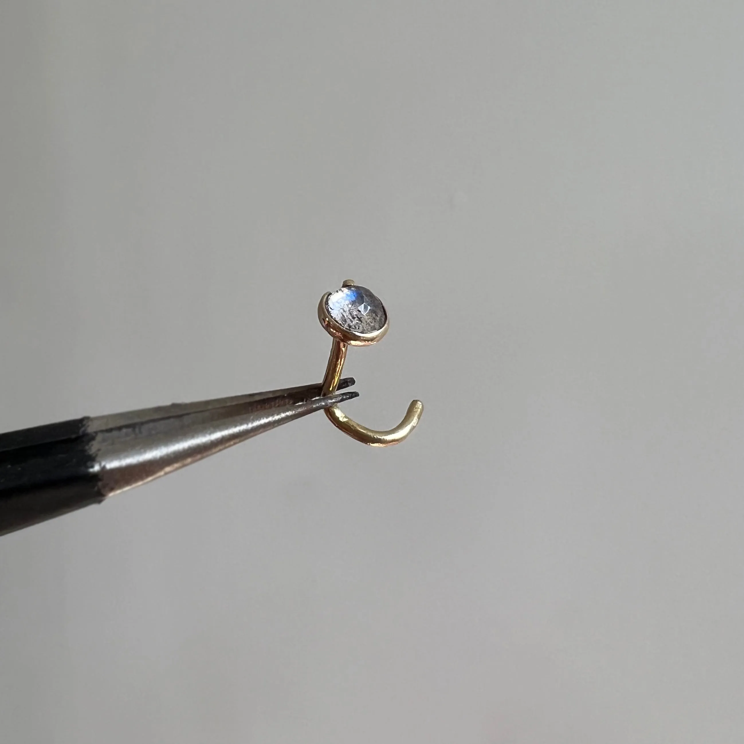 Labradorite Nose Stud