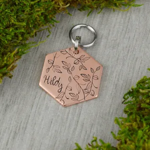 Leafy Vines Pet ID Tag