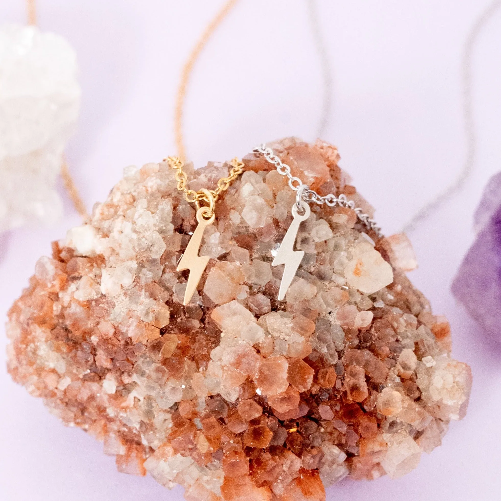 Lighting Bolt Charm Necklace