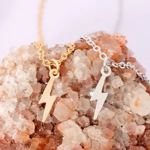 Lighting Bolt Charm Necklace