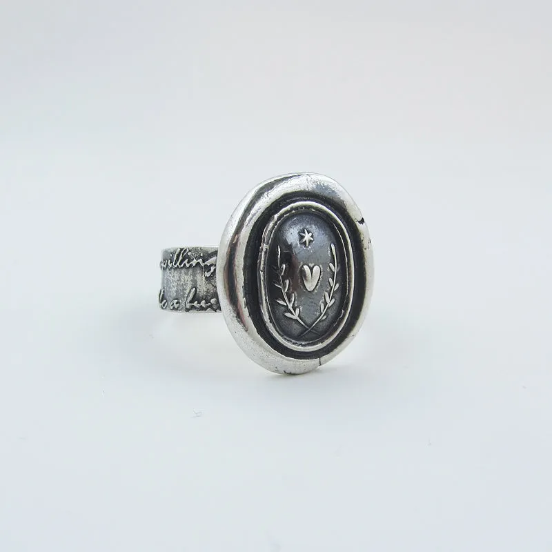 Love Guides Me Wax Seal Ring
