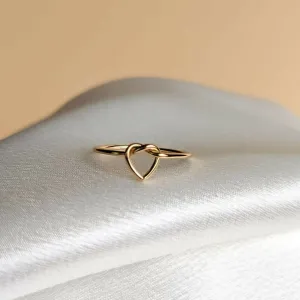 Love Knot Gold Fill Ring