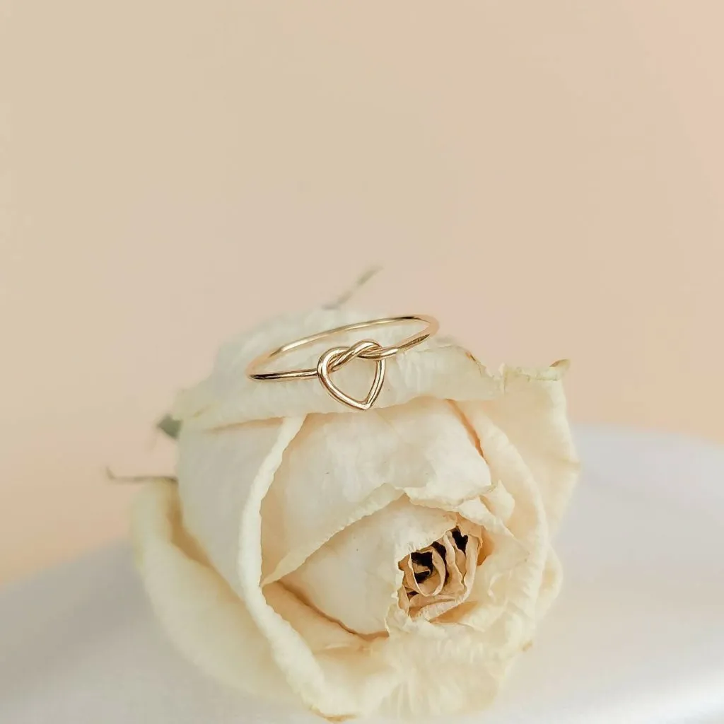 Love Knot Gold Fill Ring