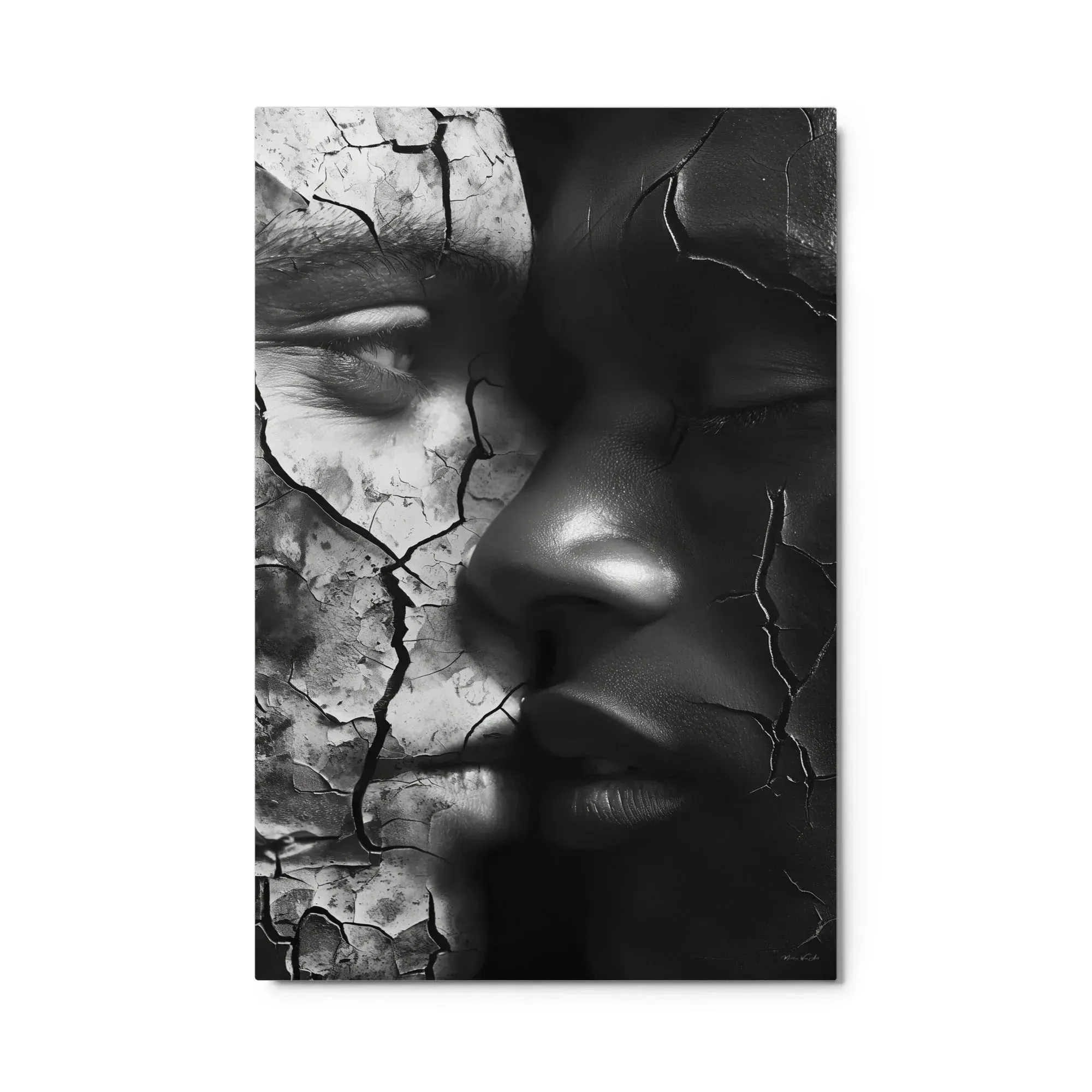 Luxury Metal Wall Art – Connection | Bold Expressive Statement