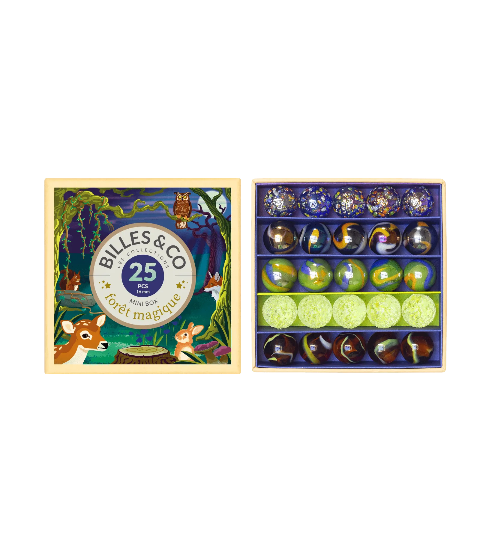 Magic Forest Marbles Mini Box - 25 Pack