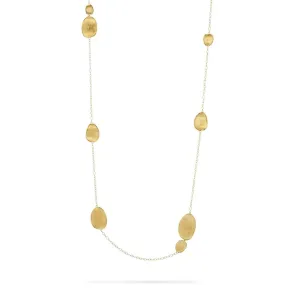 Marco Bicego 18K Yellow Gold Lunaria Station Necklace