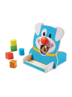 Melissa & Doug First Play Spin and Feed Shape Sorter