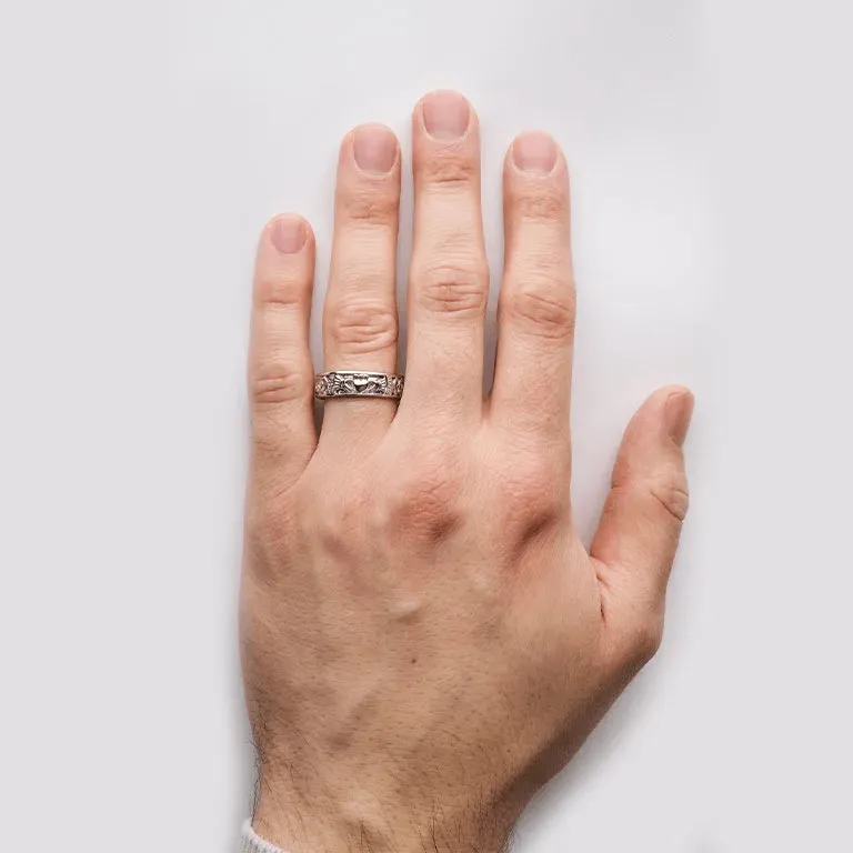 Mens Claddagh Wedding Ring SM-14IC4