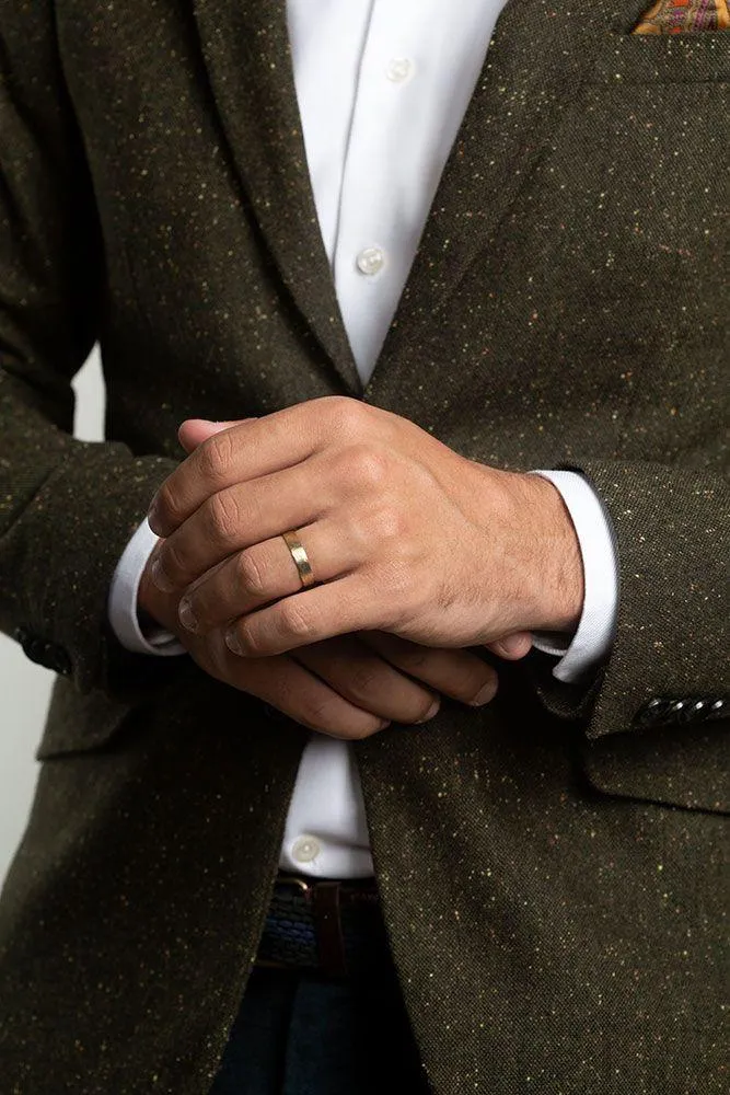 Men's solid gold ring