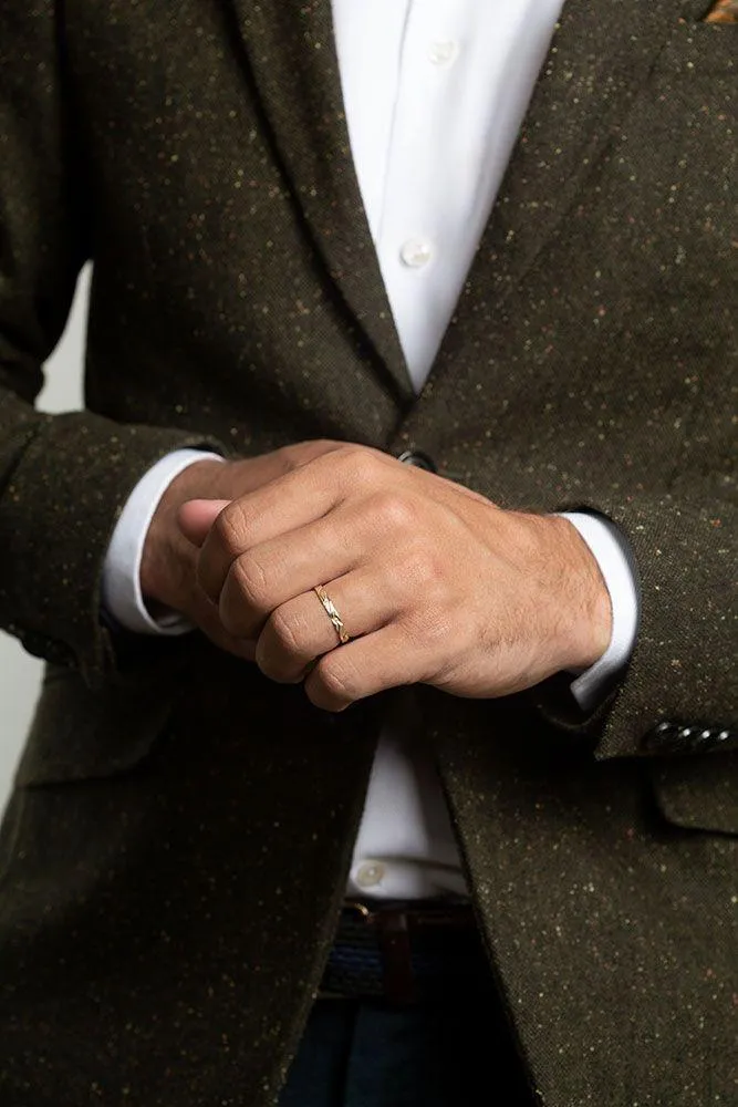 Men's solid gold ring