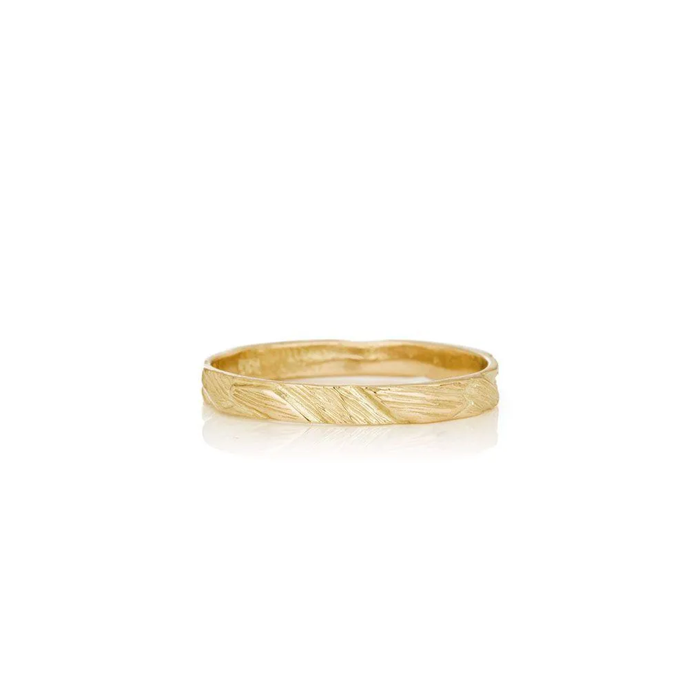 Men's solid gold ring