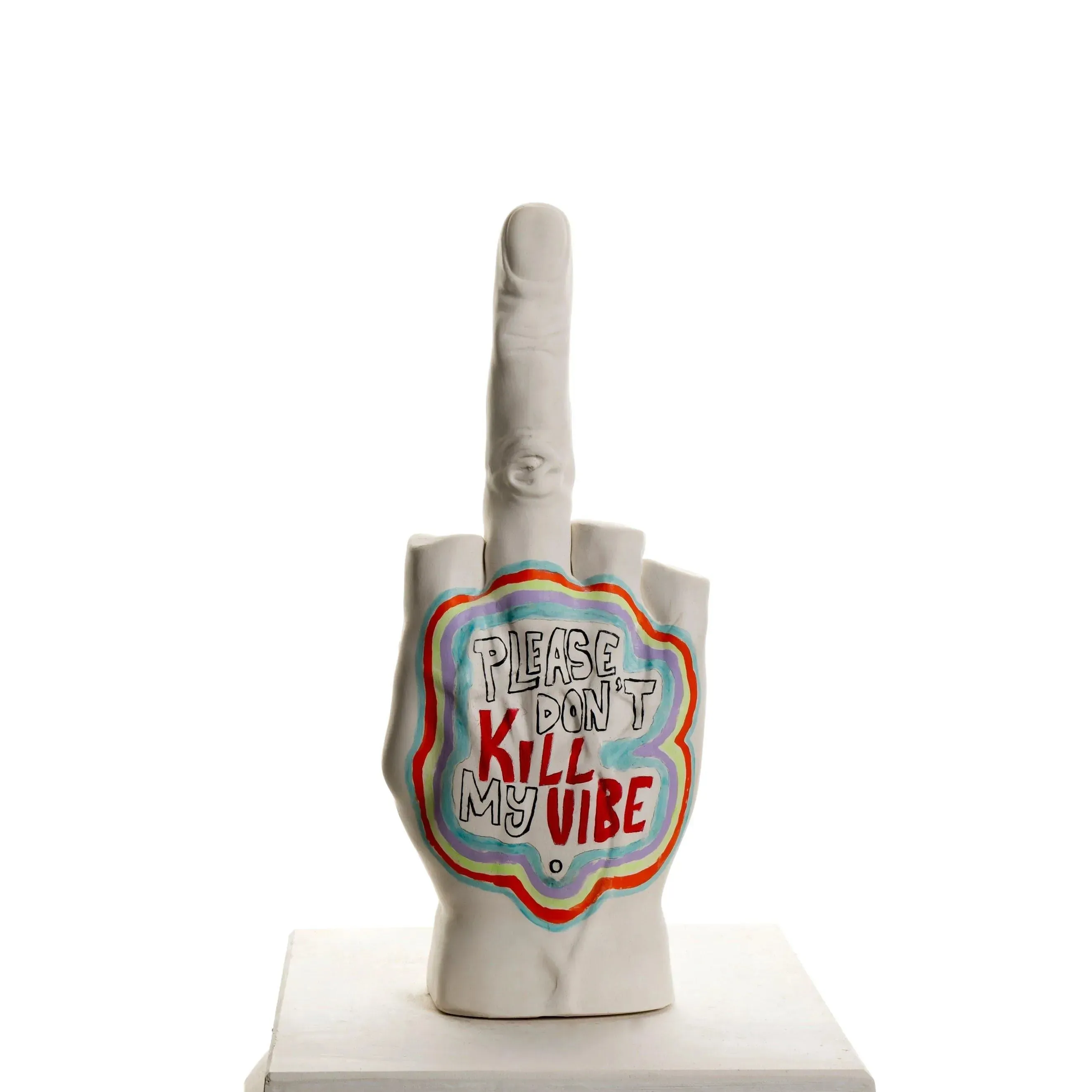 Middle Finger L.O.V.E Milan Art Nouveau Sculpture