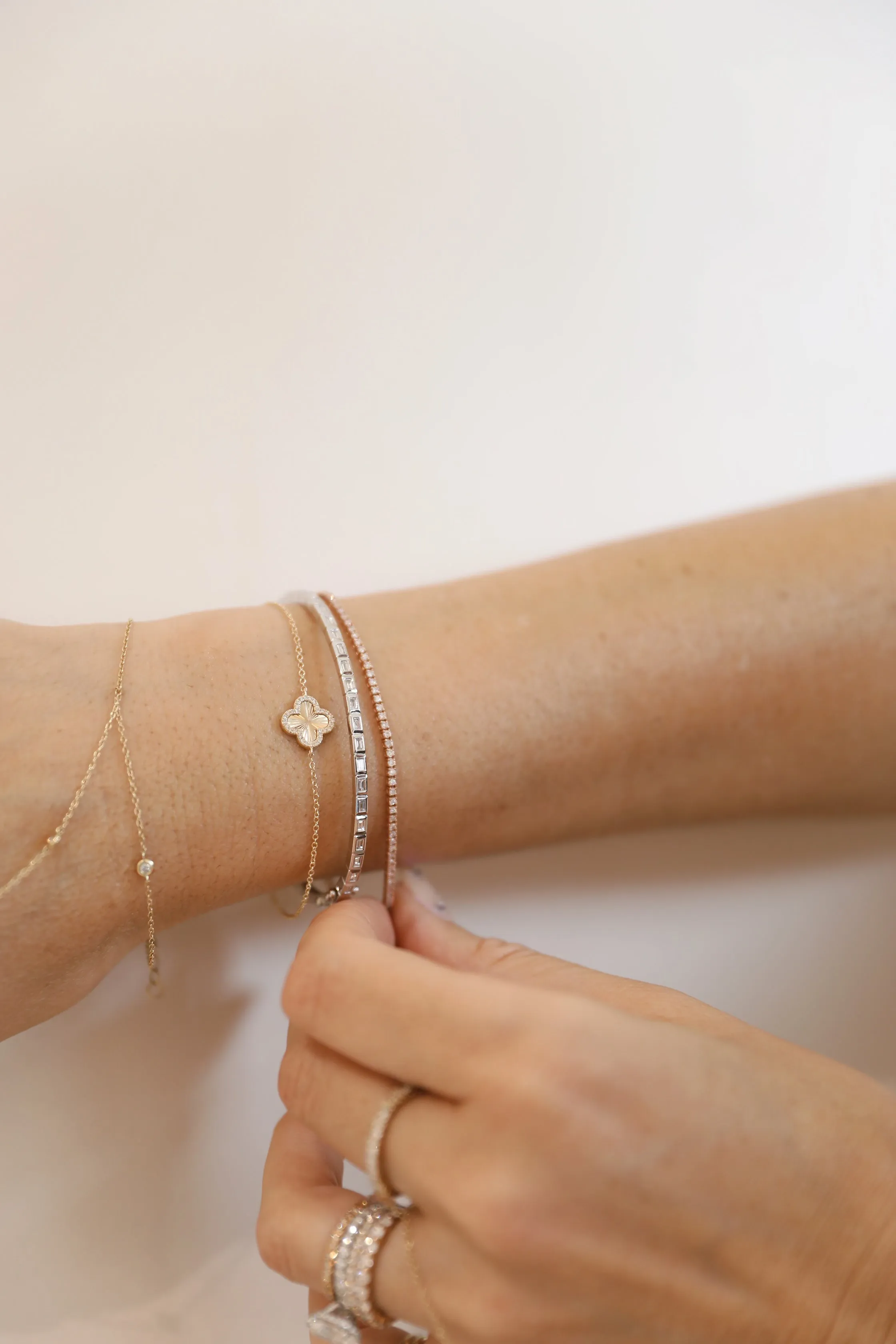 Mini 4 Leaf Clover Bracelet