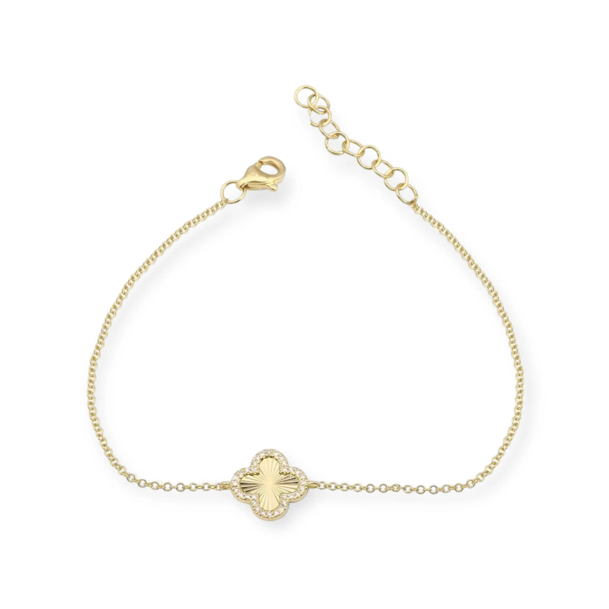 Mini 4 Leaf Clover Bracelet