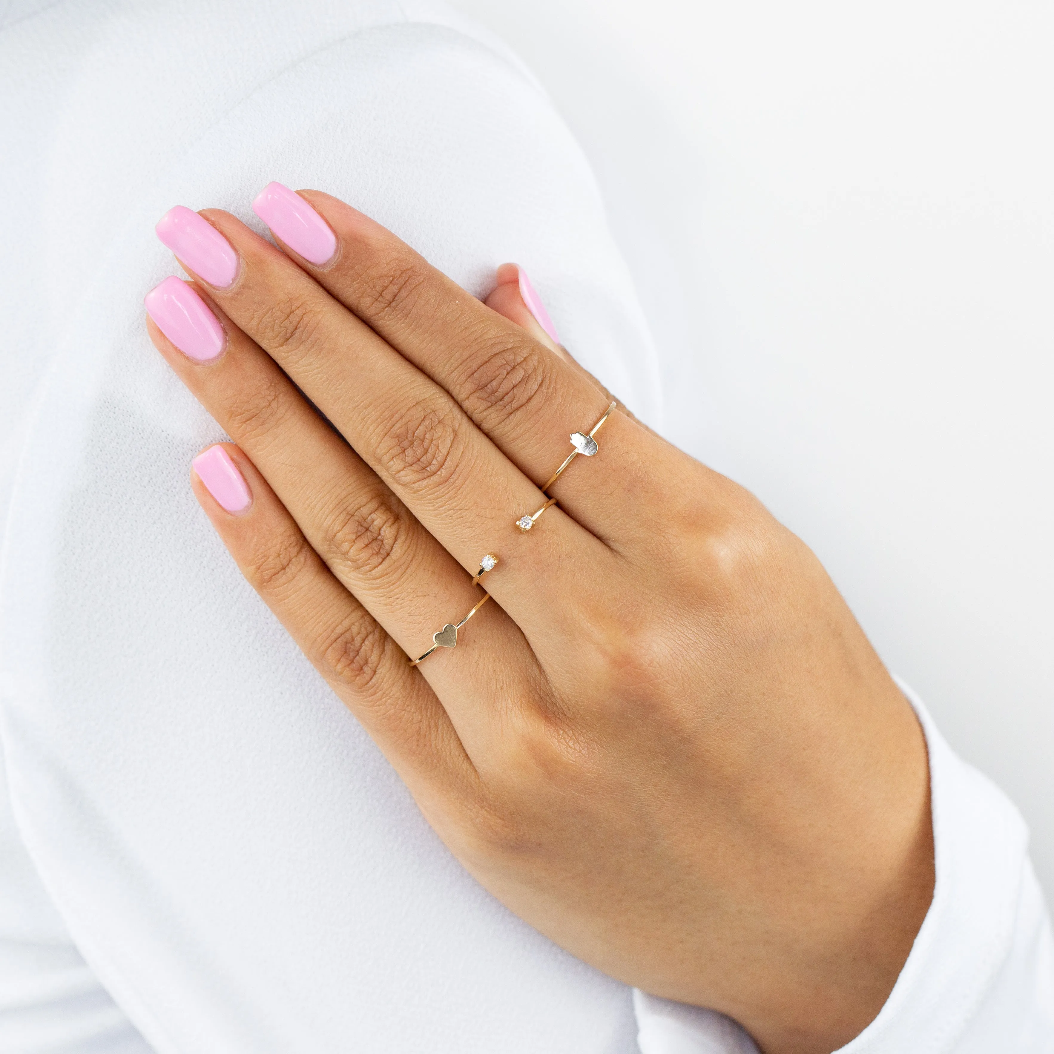 Mini Heart Ring 14K